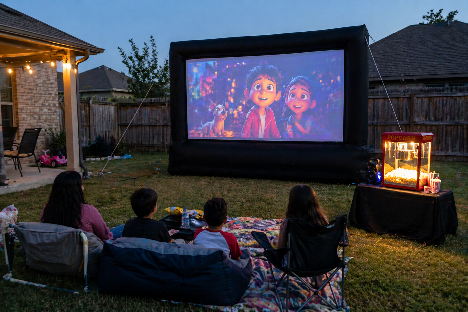 Outdoor Inflatable Movie Screen