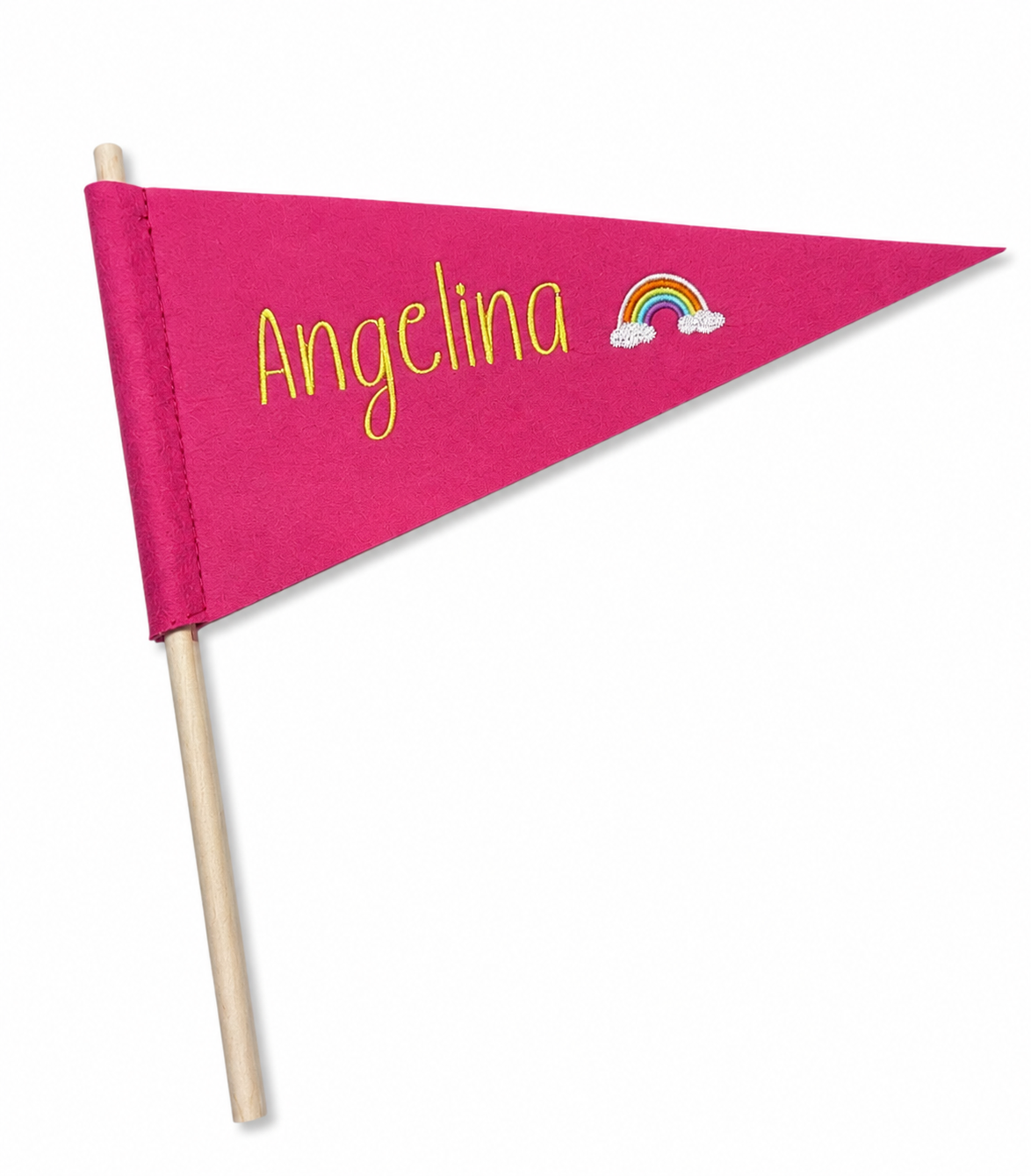 Custom Embroidered Pennant Flag