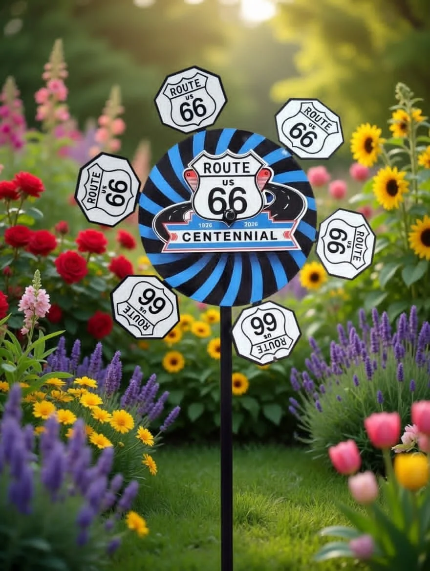 Route 66 Centennial Garden Spinner