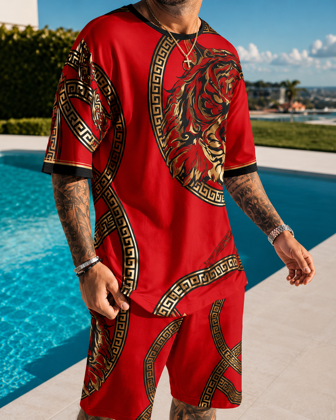 Printed Men Short Sets