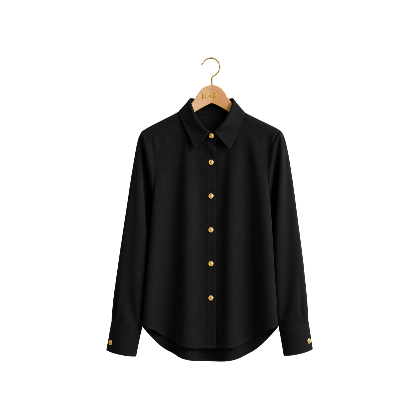 KAR — Chemise Noire Signature Gold