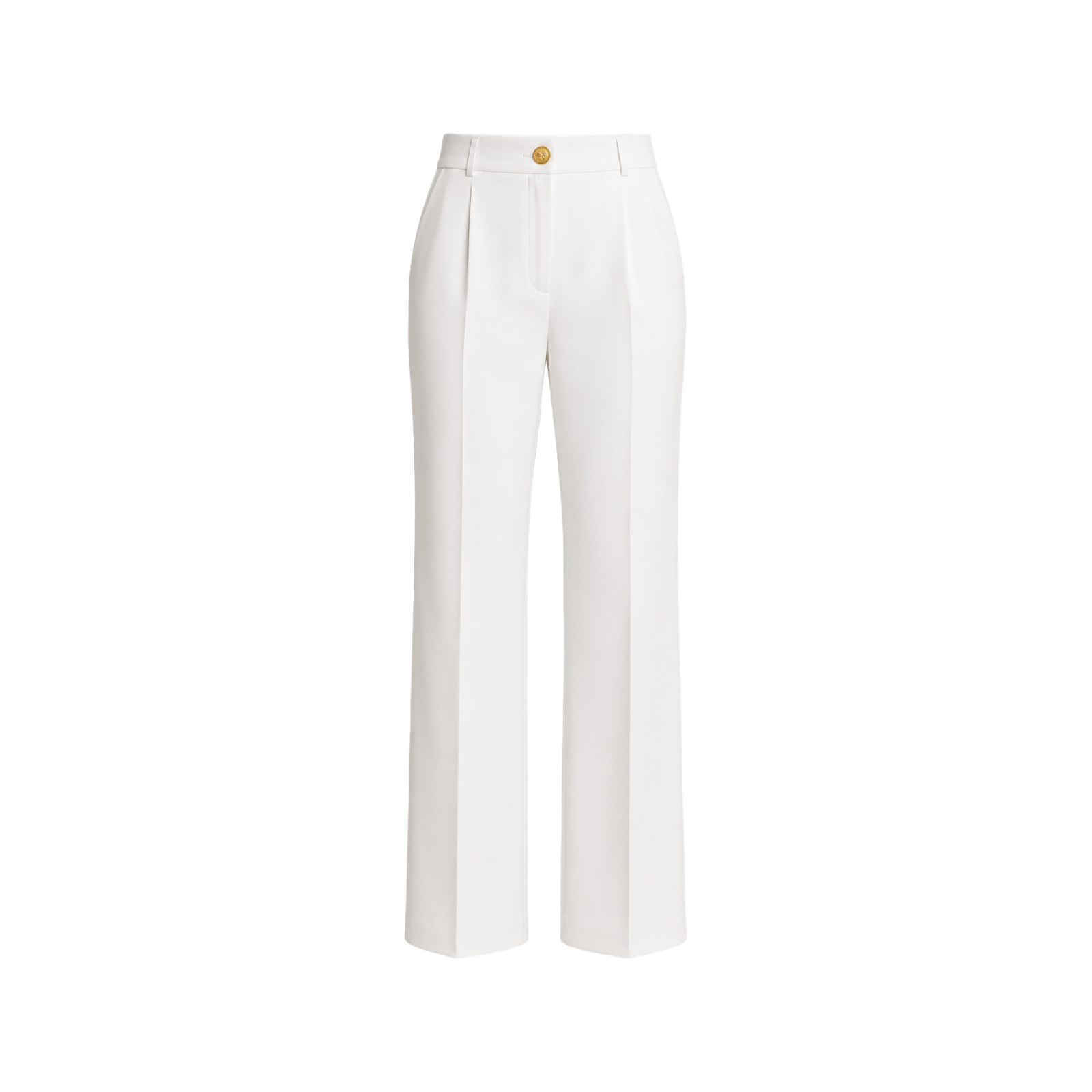 KAR — Pantalon Élégance Blanc Or