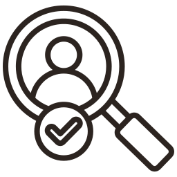 A shield icon with a checkmark inside, symbolizing security or protection.