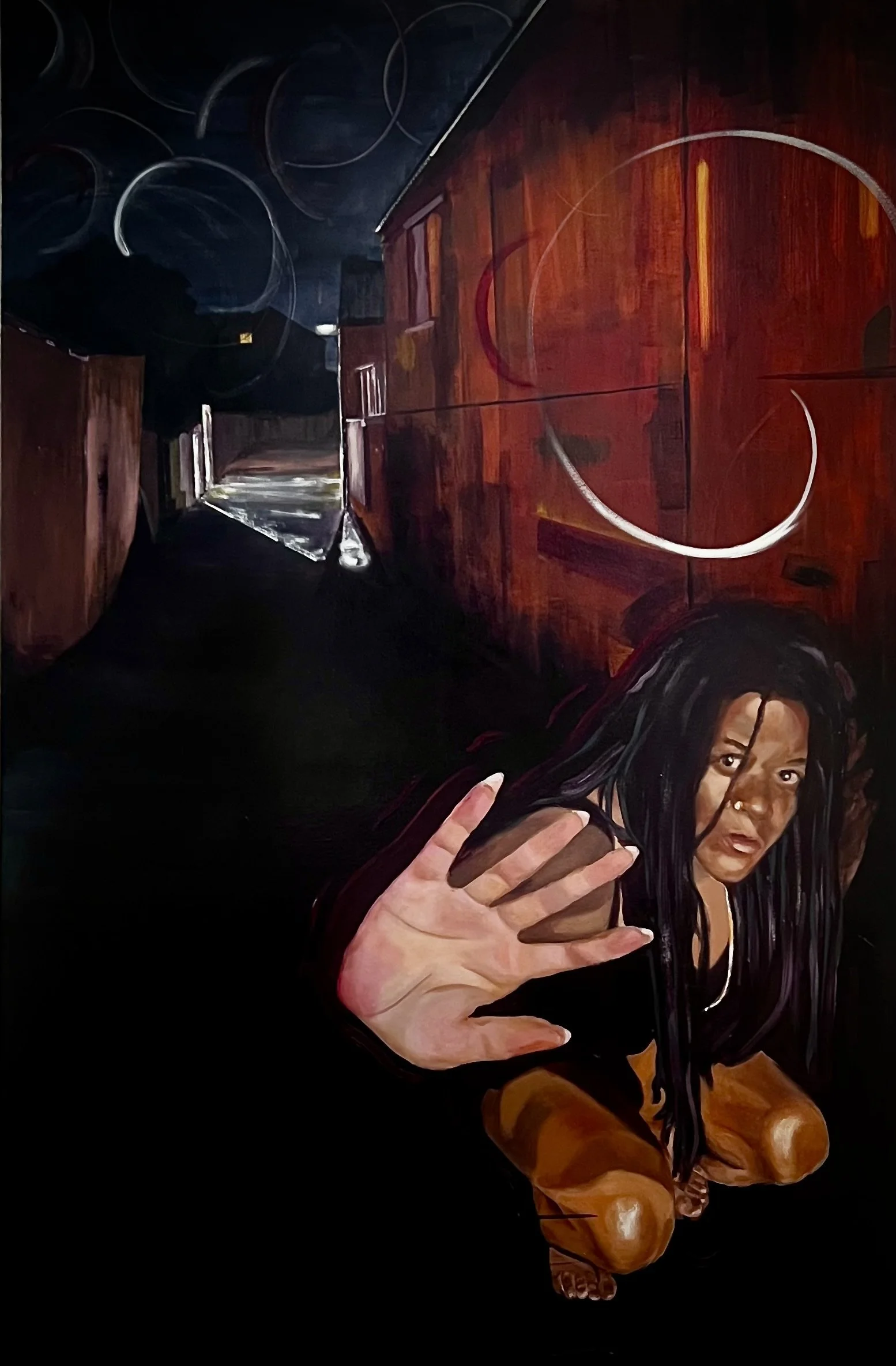CHANGELING 1: Oil on canvas 
( 100 x 150 cm )