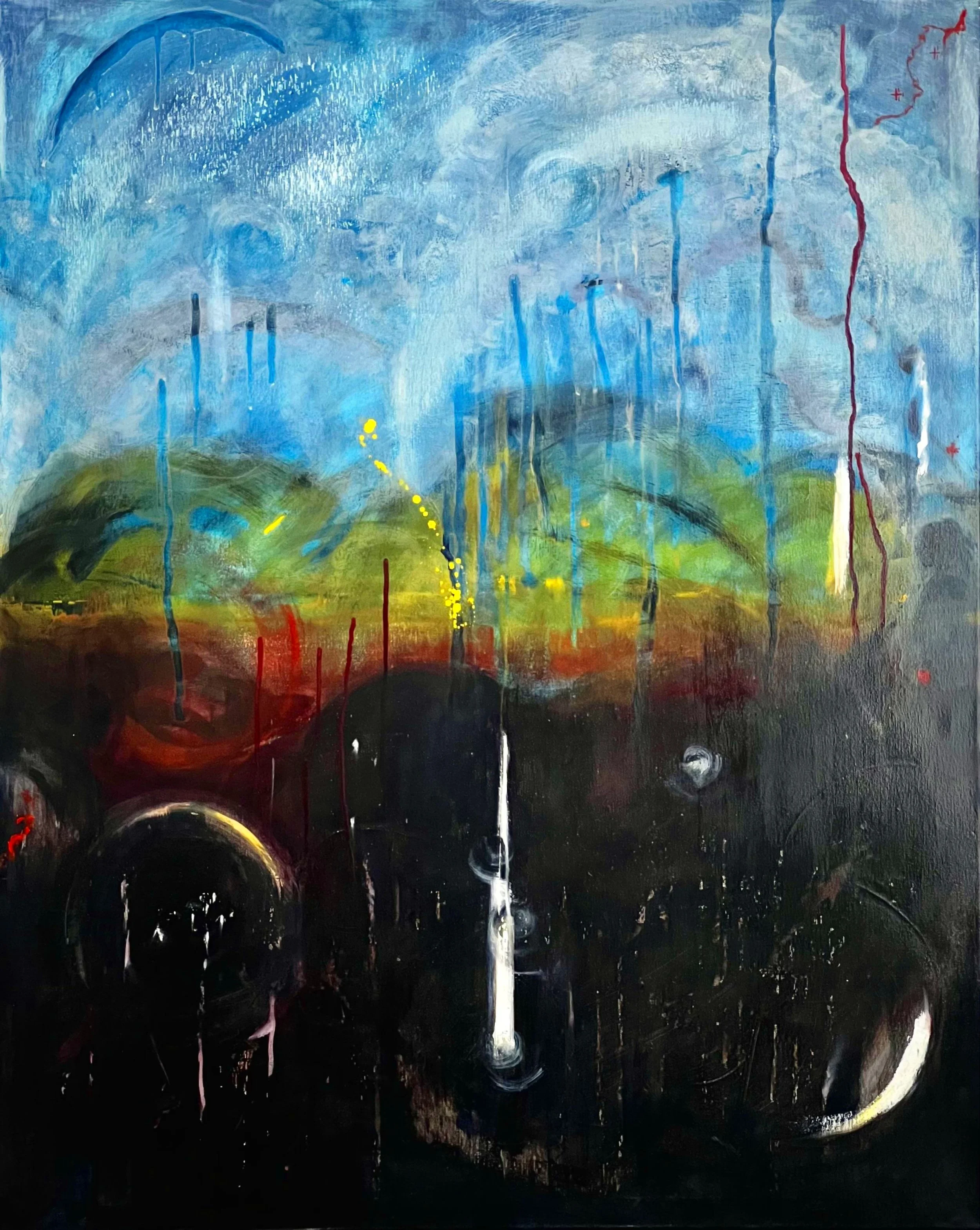 INCONGRUENCE 3: Oil on canvas ( 81 x 101 cm )
