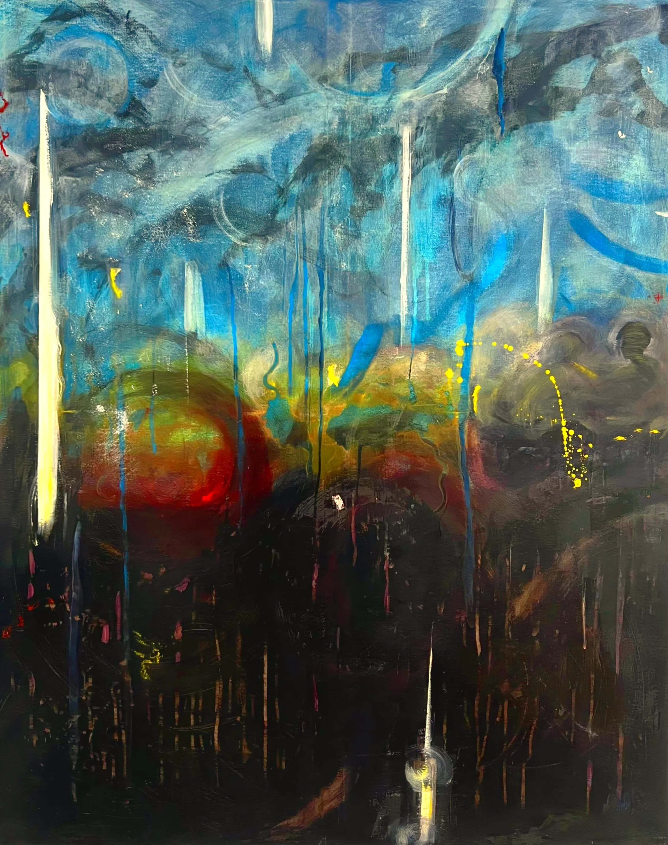 INCONGRUENCE 1: Oil on canvas ( 81 x101 cm )