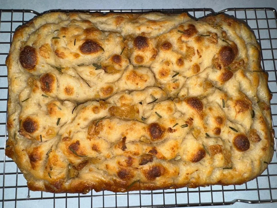 Roasted Garlic Rosemary Focaccia