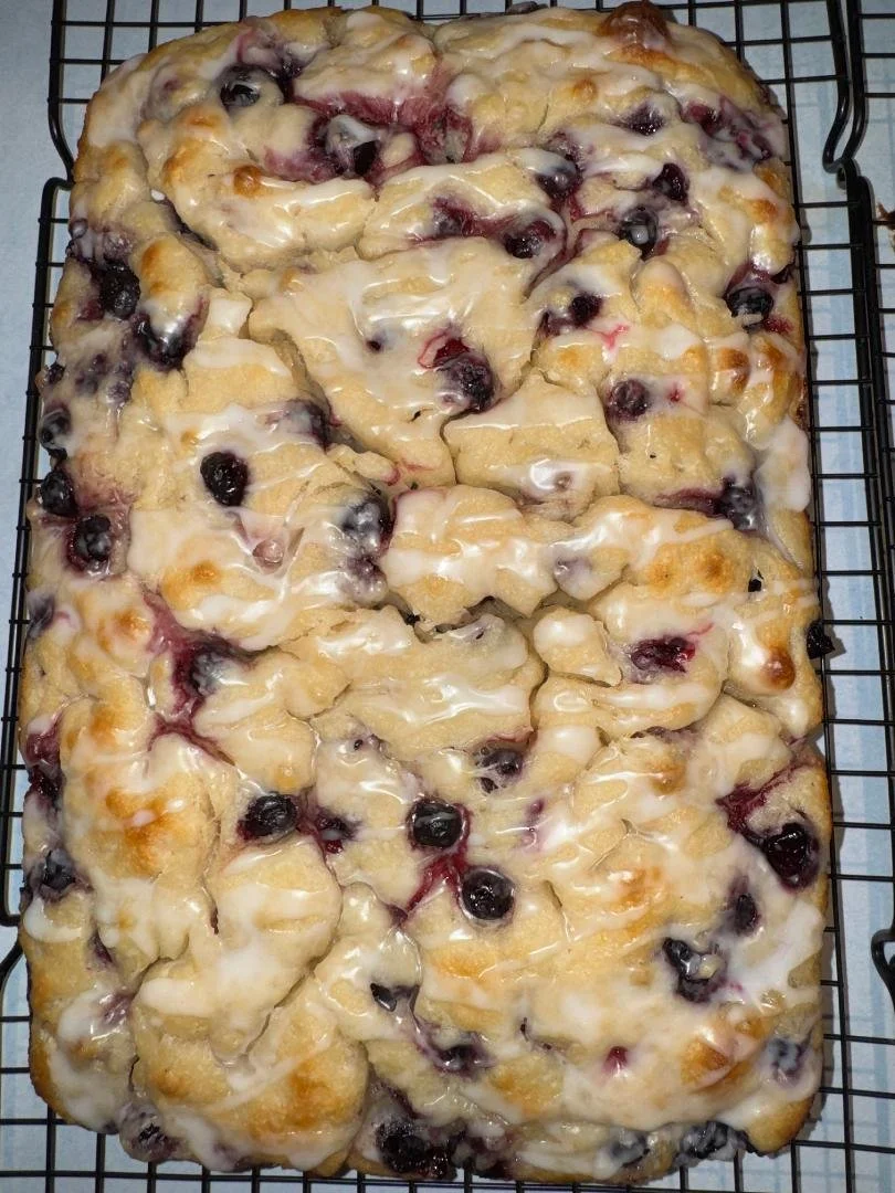 Lemon Blueberry Focaccia