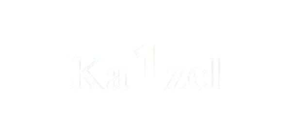 Text graphic that reads 'Kae1zel' with a stylized '1' in the middle.