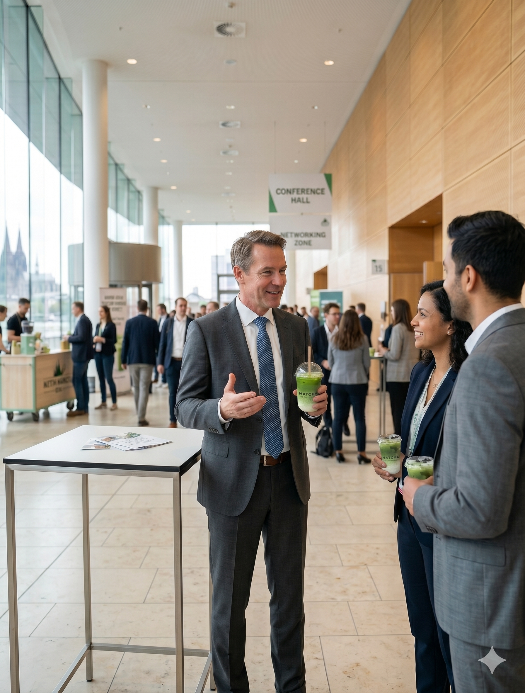 Messe-Catering der Zukunft: Mit einer Matcha-Bar auf Expos durchstarten