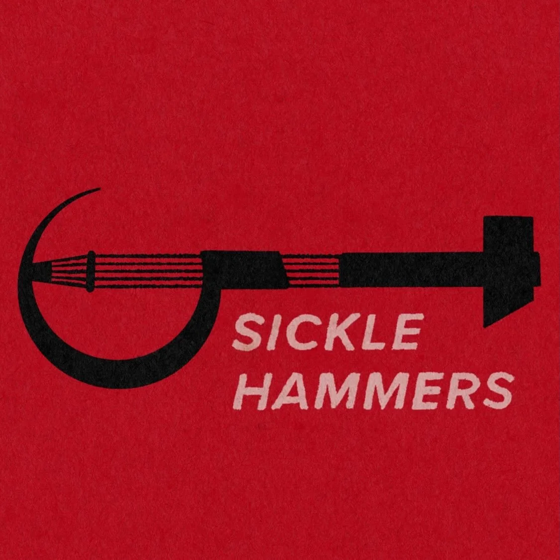 New logo for @sicklehammers ! Check them out! Revolutionary proletarian tunes for the people 🫡
