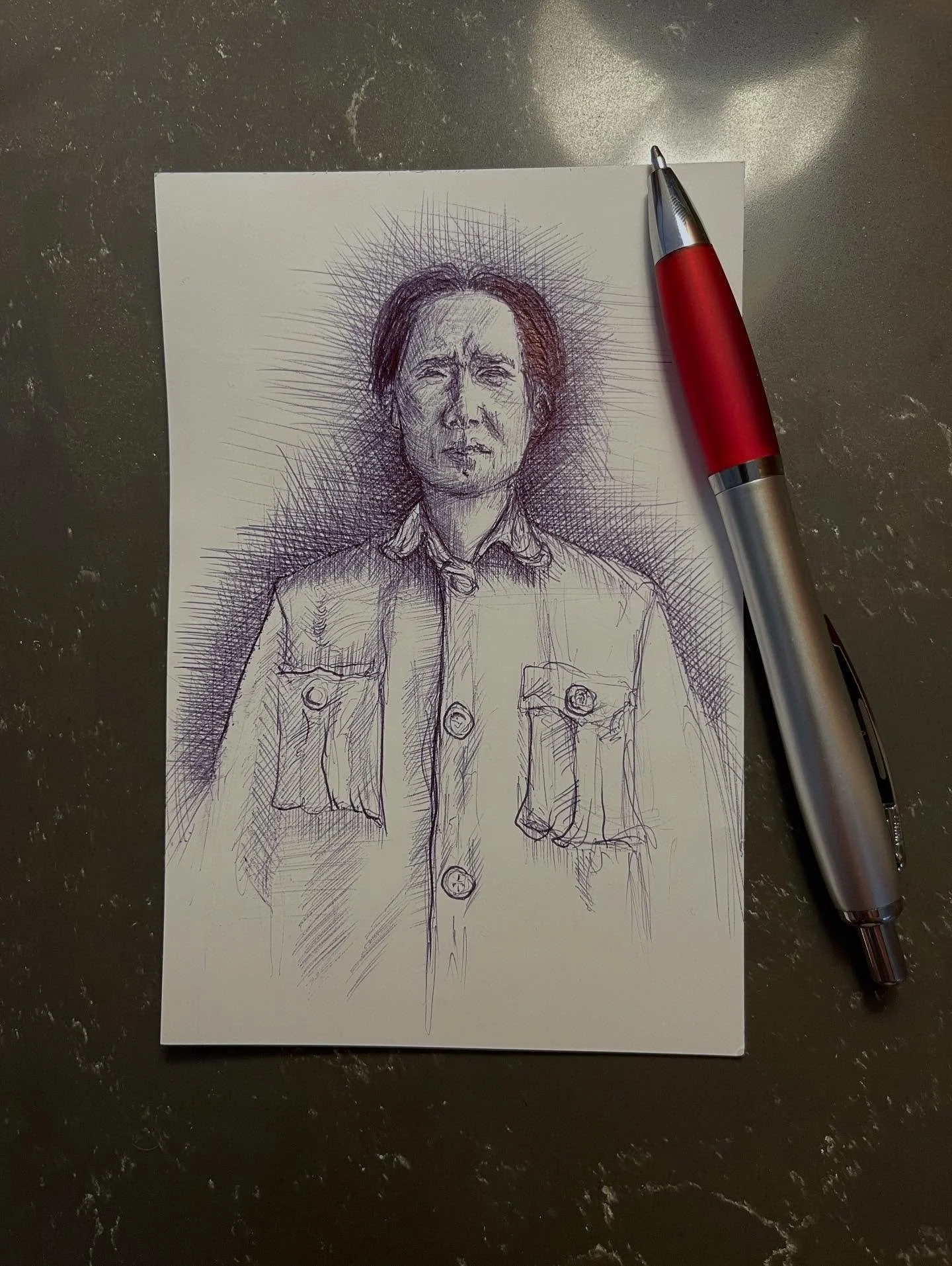 Sketch of Chairman Mao in his youth
🚩
&ldquo;The law of contradiction in things, that is, the law of the unity of opposites, is the fundamental law of materialist dialectics.&rdquo; &mdash; Mao ZeDong, On Contradiction