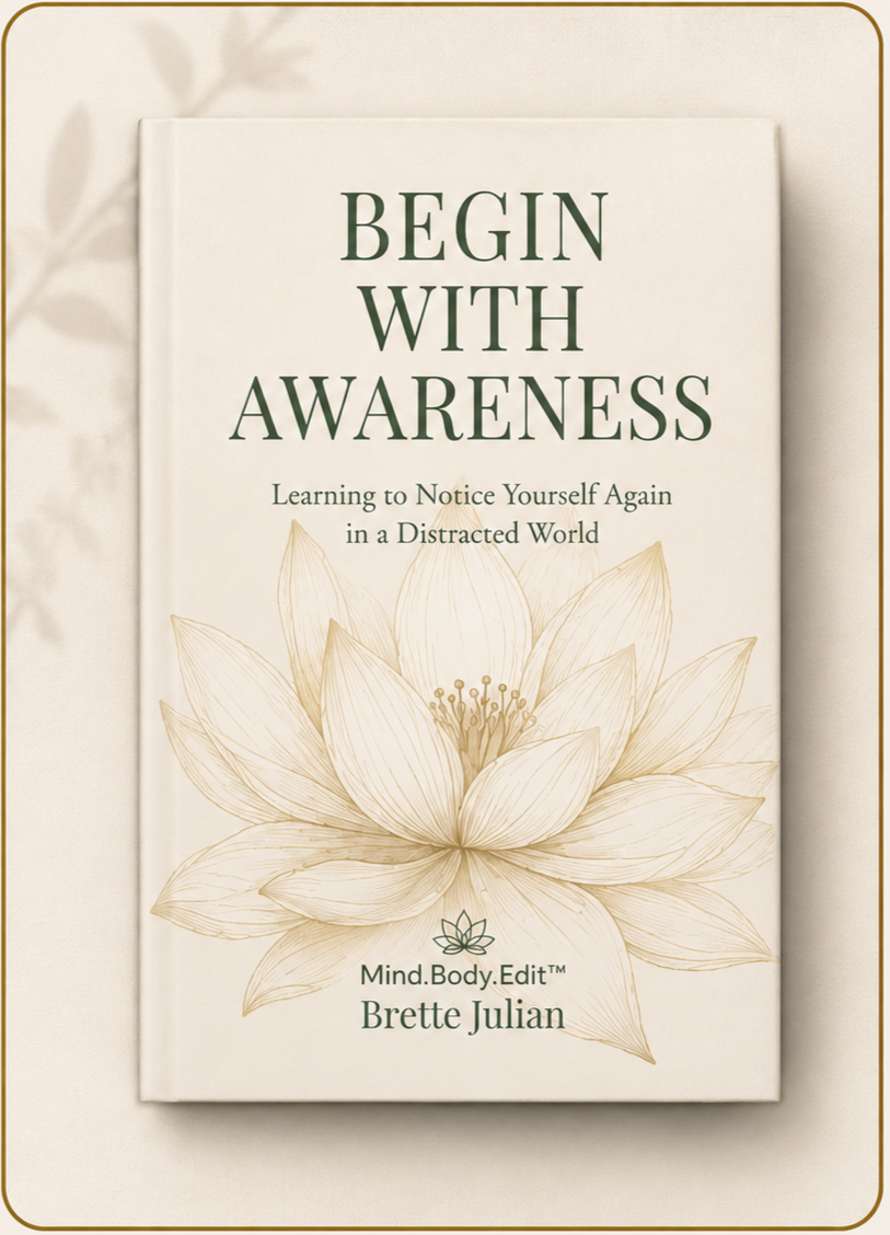 Begin With Awareness by Brette Julian book cover