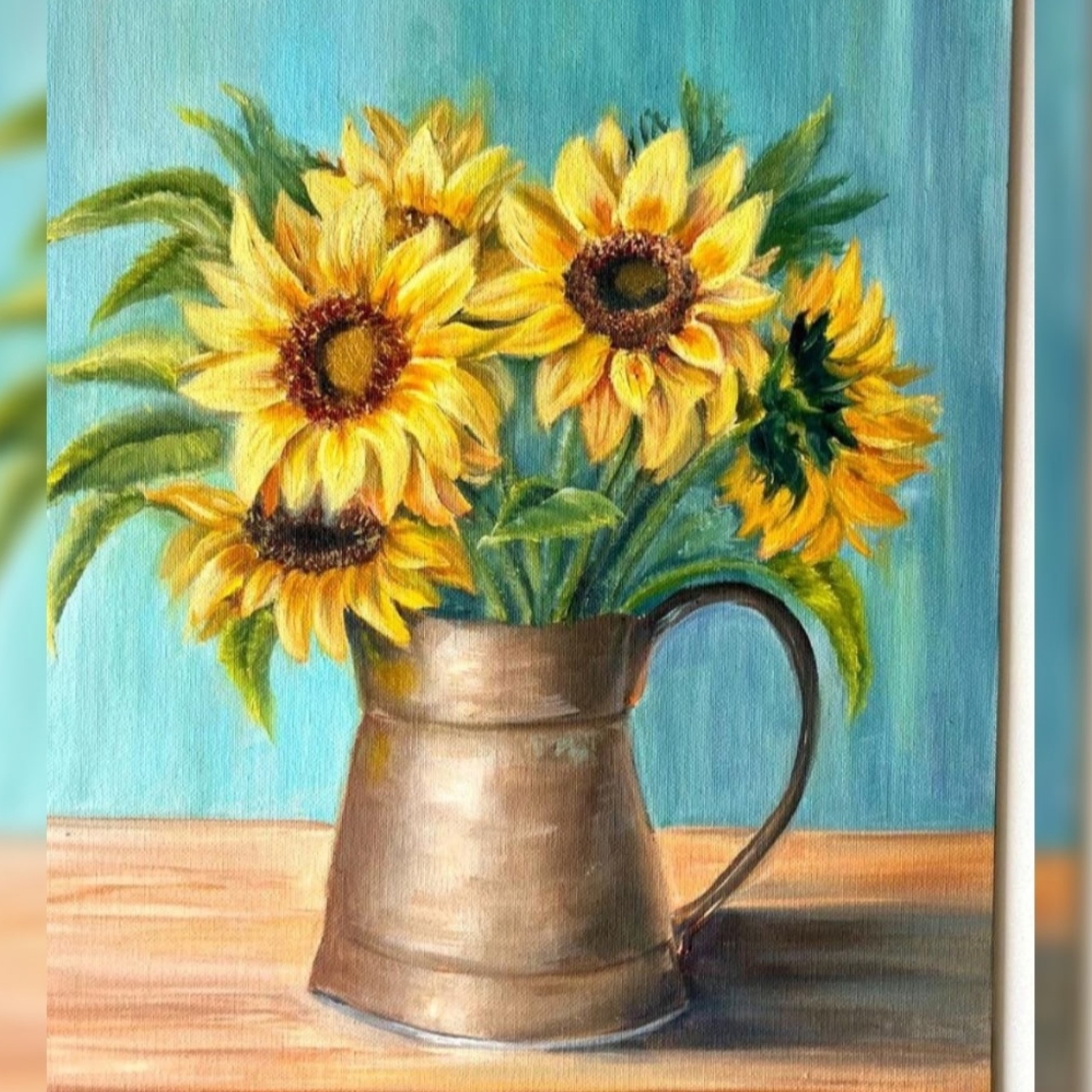 Sunflower Canvas Painting