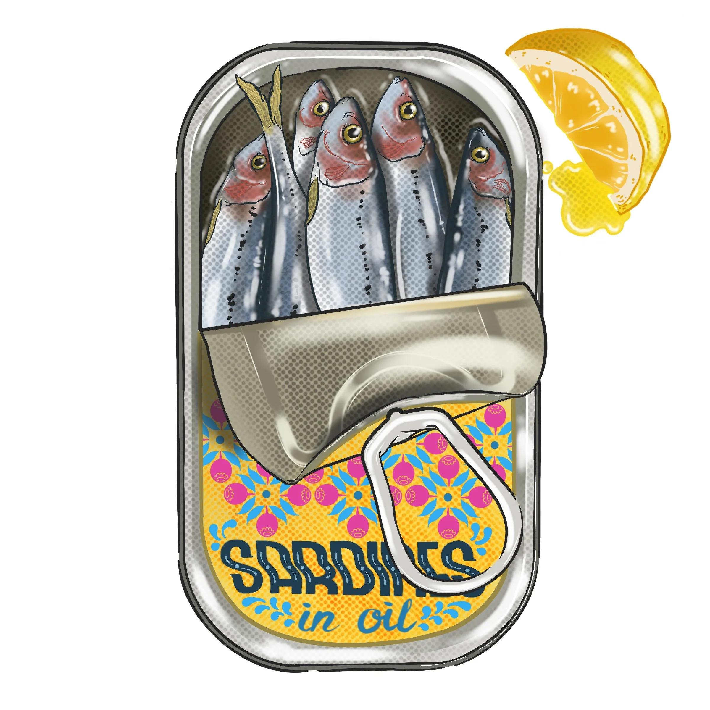 Sardine Sunday // Nevada Fine Arts 4x4 Art Show