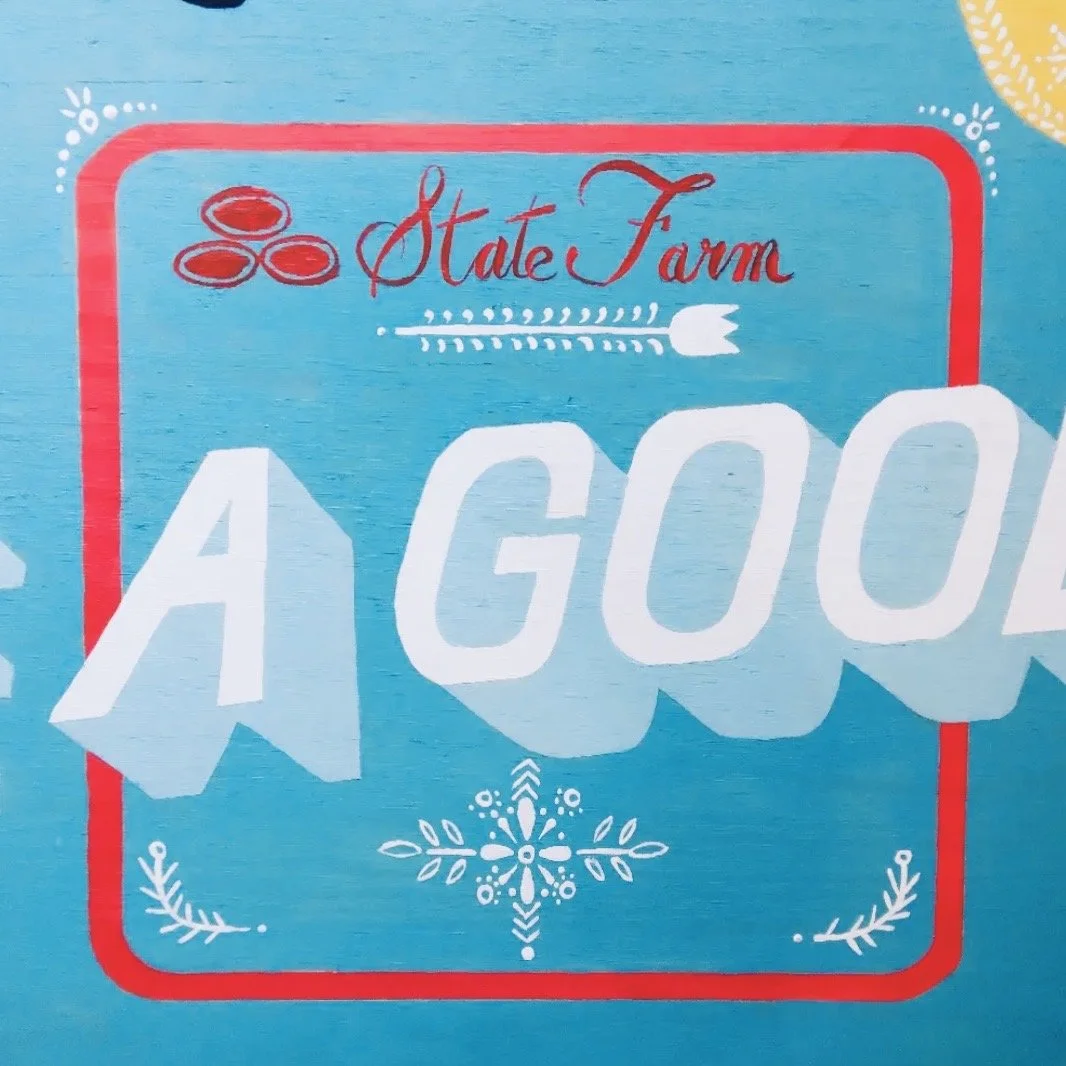 Like a Good Neighbor Installation Mural // State Farm Office