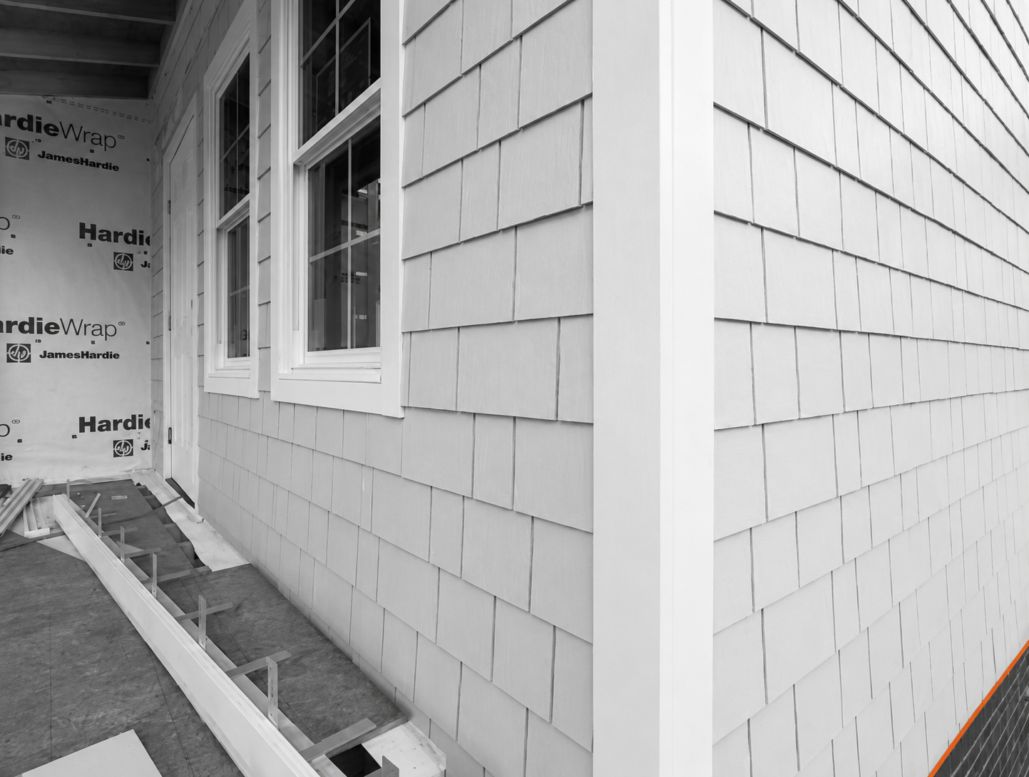 Hardie Trim boards for corners, windows, doors, roofline, columns, and exterior accents.