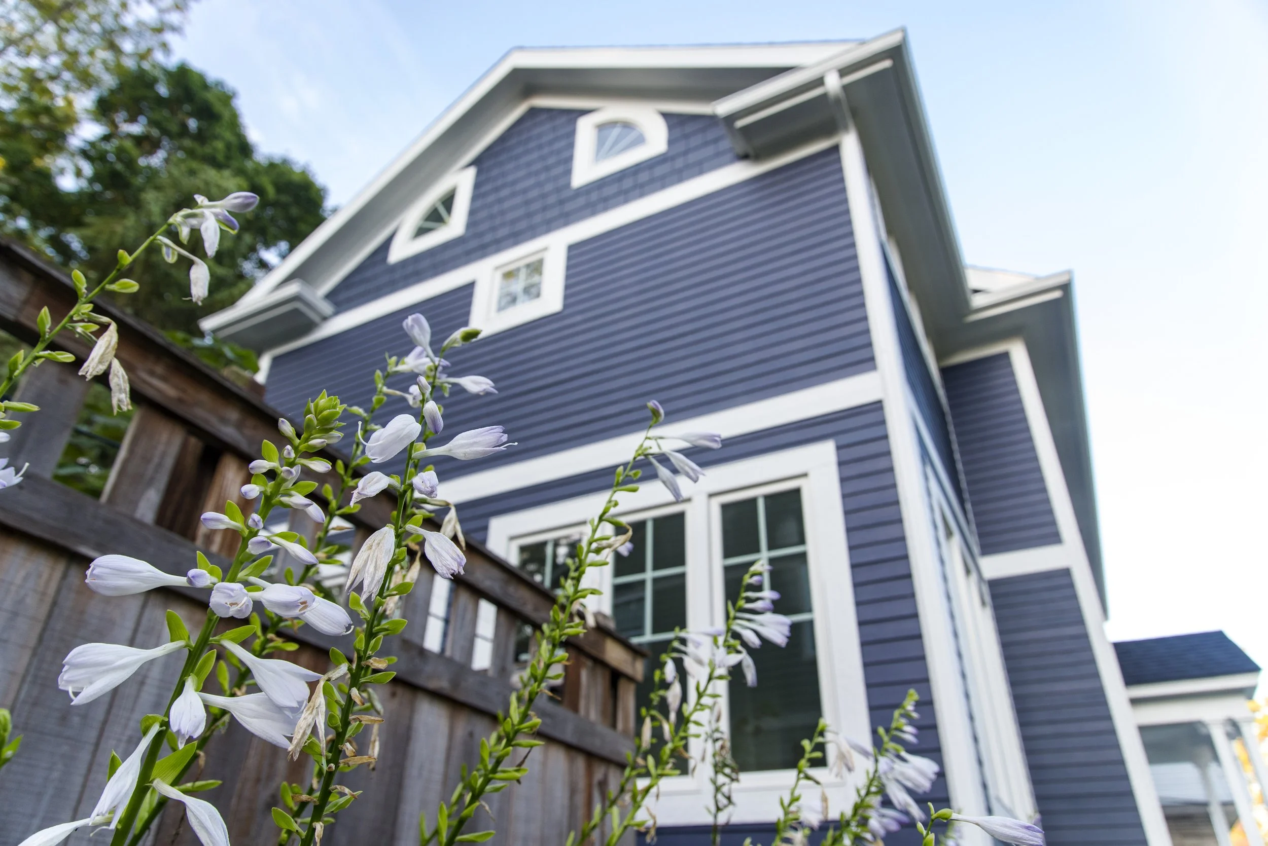 Traditional home featuring Hardie Plank lap siding.