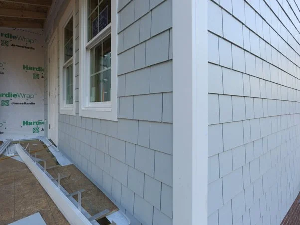 Hardie Trim creating clean transitions and finished exterior details.