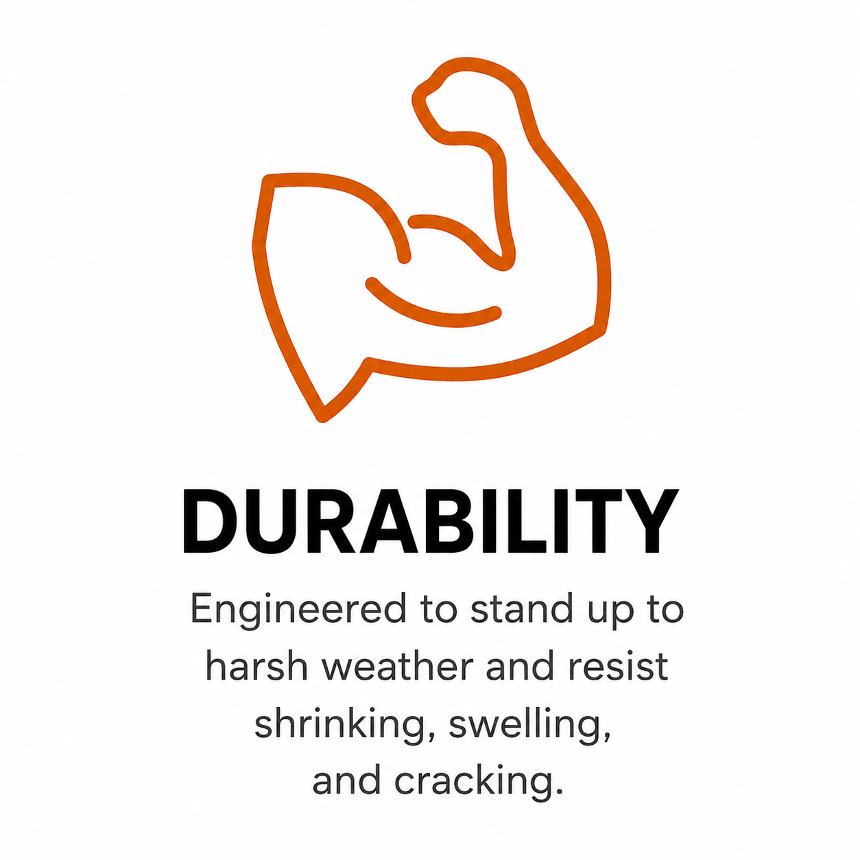 Durability focuses on long-term performance against weather and environmental exposure.
