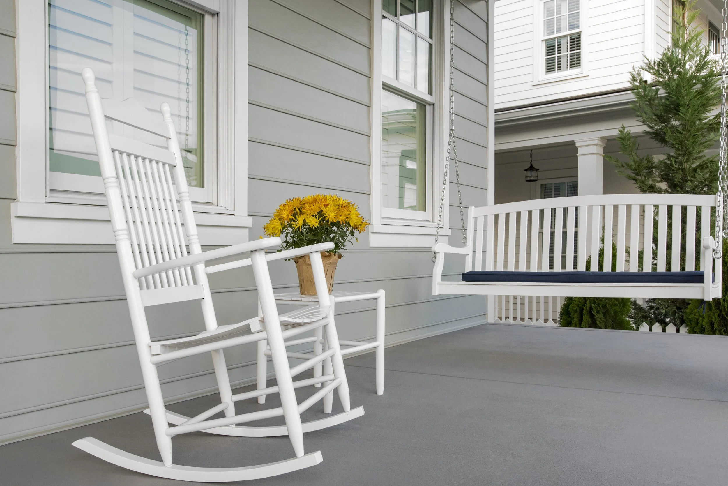Hardie Plank Beaded Smooth siding with decorative bead detail.