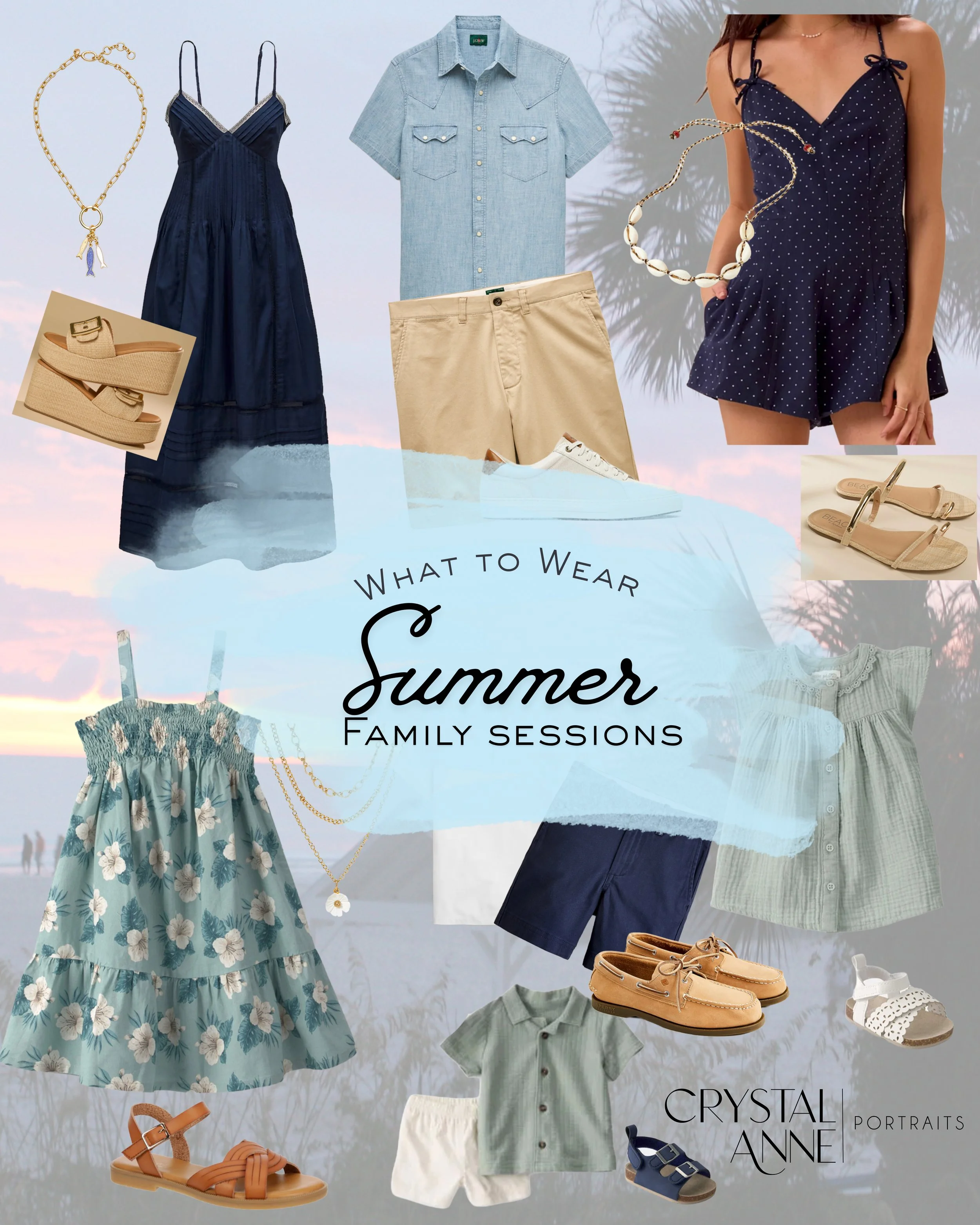 What to Wear for Summer Family Photos | Outfit Inspiration for Families