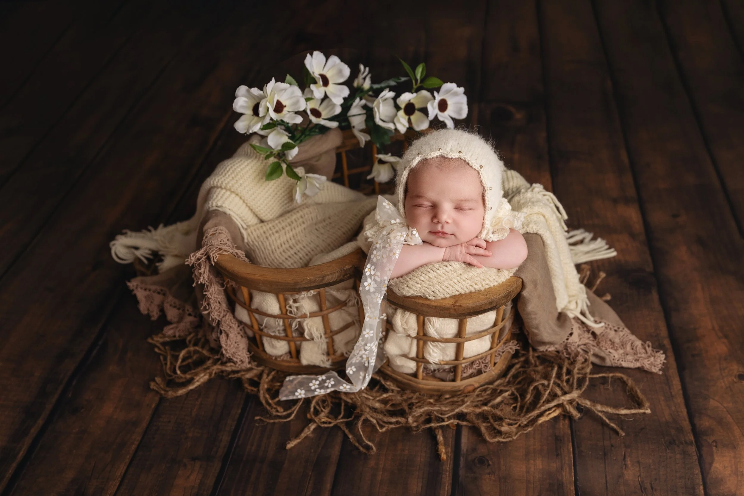 Apex NC Newborn Photographer | Baby Hattie
