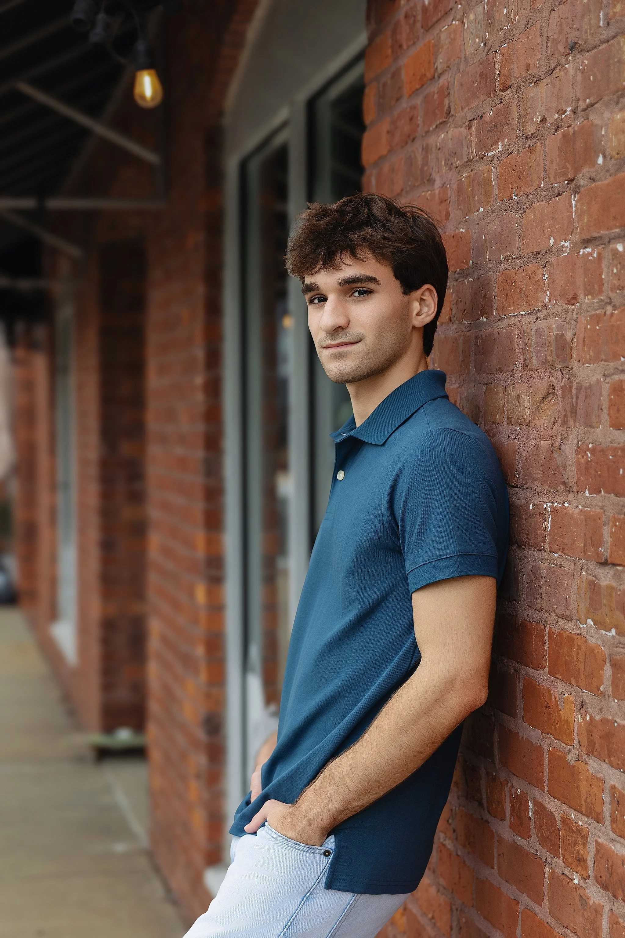 Apex NC Senior Photographer | Marco's Downtown Apex Senior Session