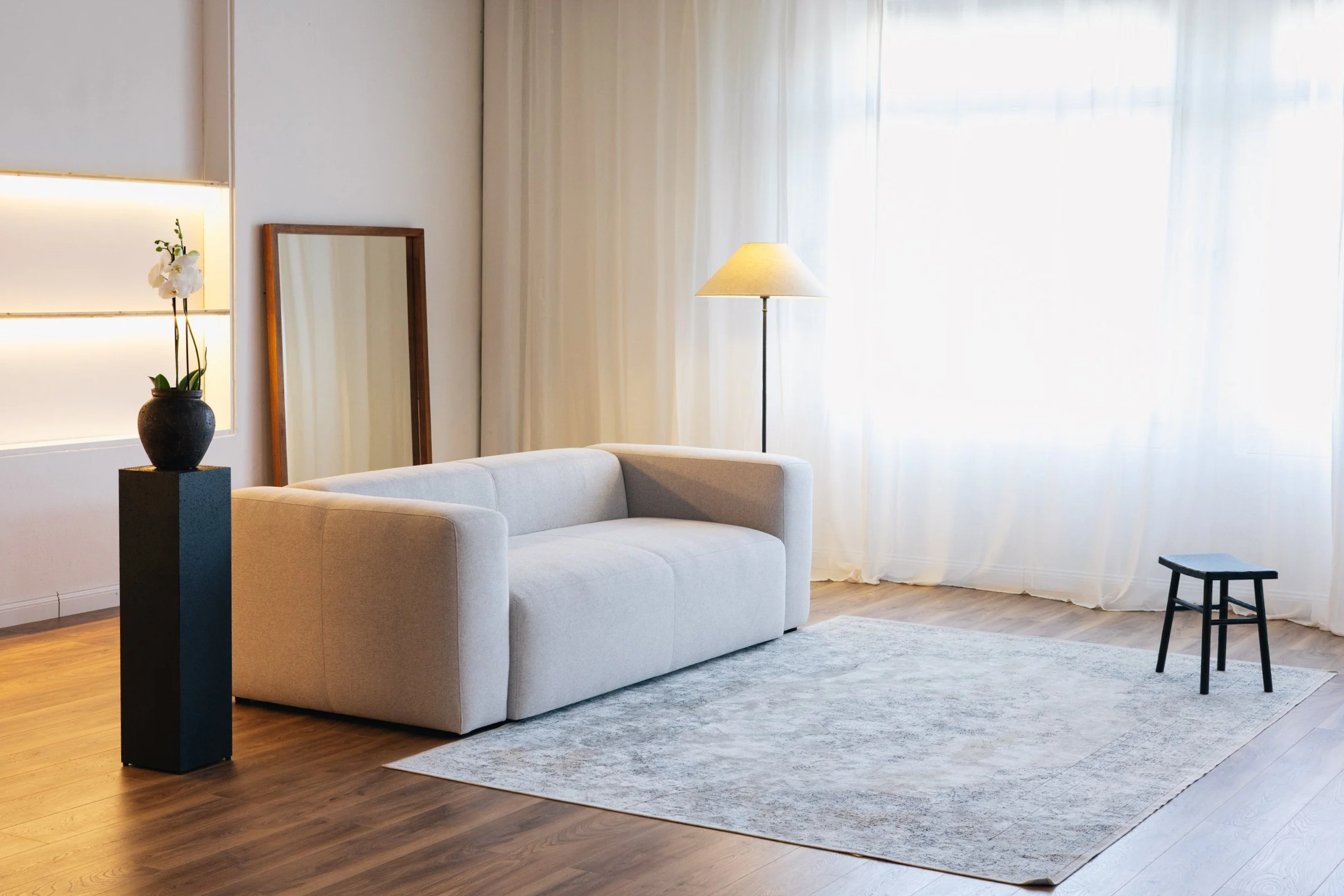 Sêdona Studio Bern lounge area natural light photography