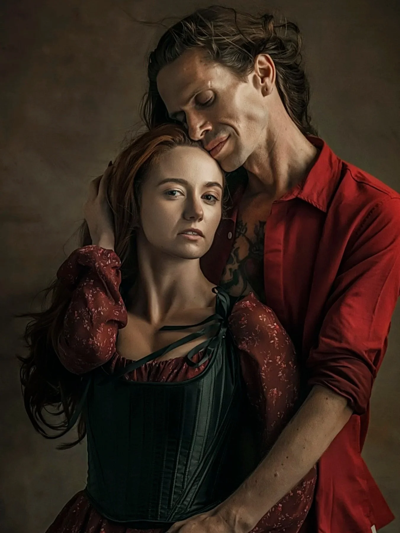 Couples professional fine art shoot in Pasadena, California by Mike Harriel Photographyine a