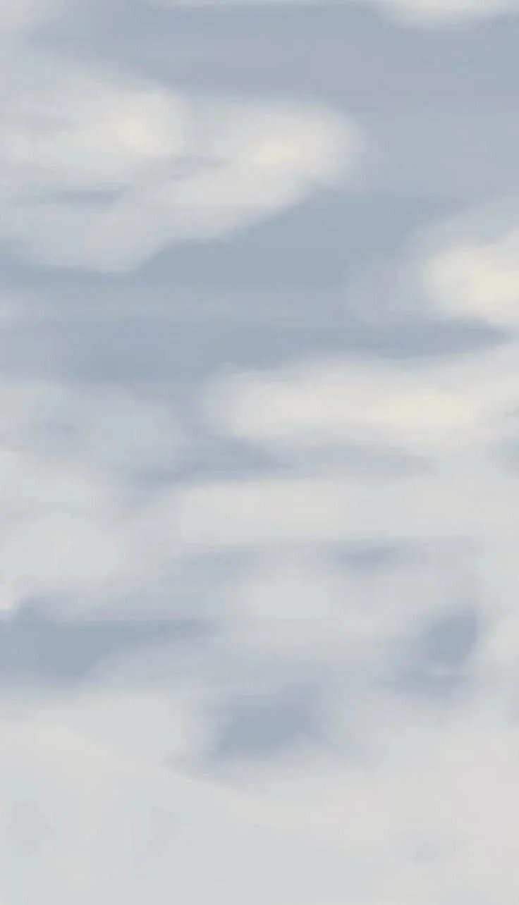 Overcast sky with gray clouds.