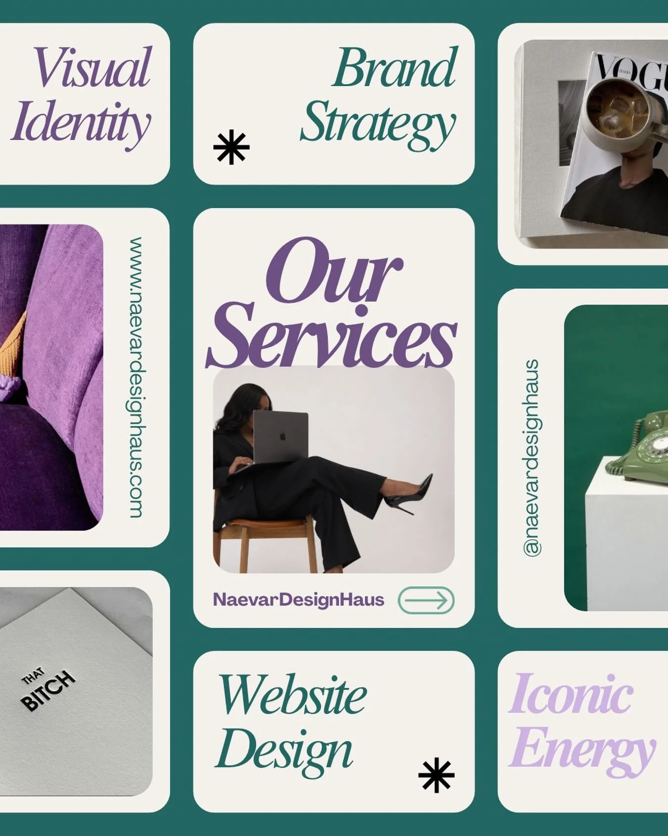 ✶ building brands that feel elevated, intentional, and impossible to scroll past ✶

Your website should match the level you&rsquo;re trying to step into ♡
strategy, visuals, and design all work together to create trust + attract aligned clients.

For
