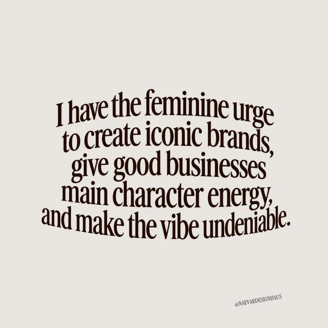 The feminine urge is strong, actually. ❤️&zwj;🔥
Especially when I find a woman doing something so good with her business, click the link in her bio, and think&hellip; girl, there&rsquo;s so much more we could do with this.
You&rsquo;ve got the taste