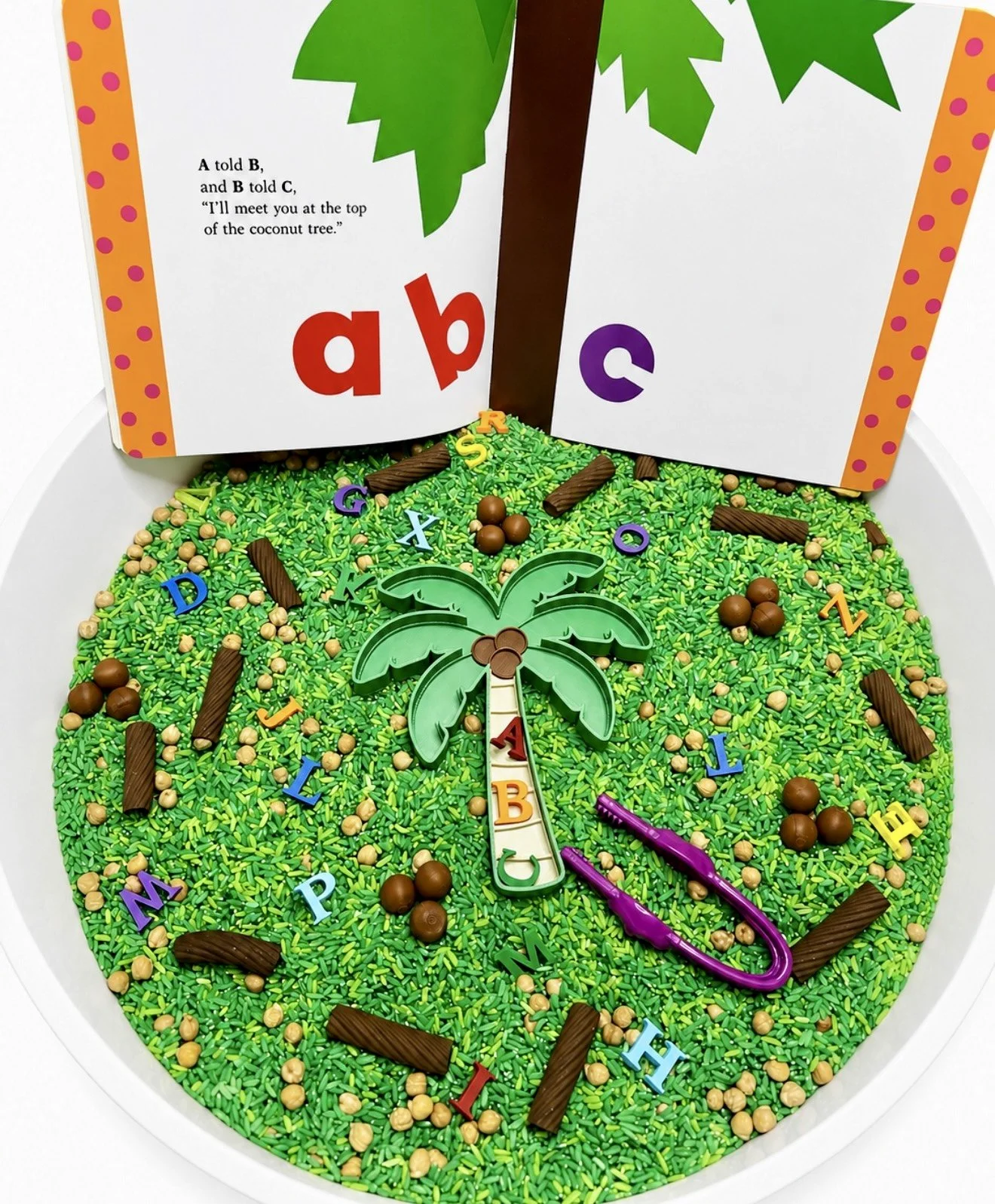 ABC's Up the Coconut Tree Storybook Sensory Kit