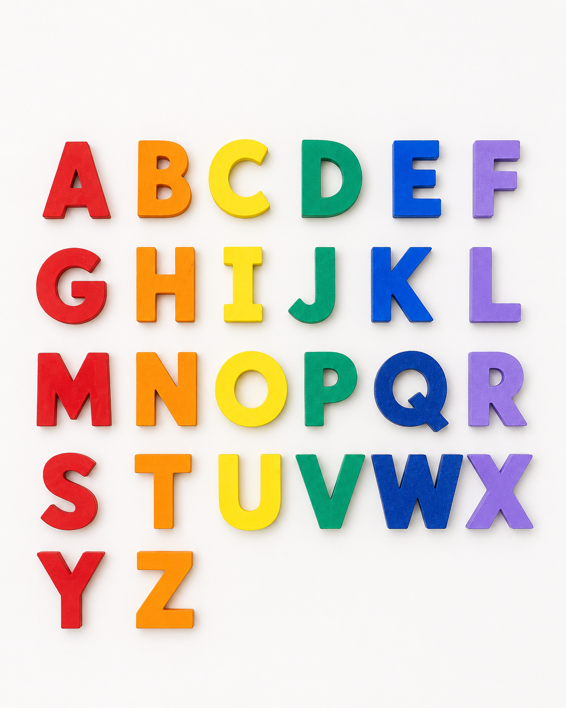 ABC Learning Letters | Colorful Uppercase & Lowercase Alphabet Set