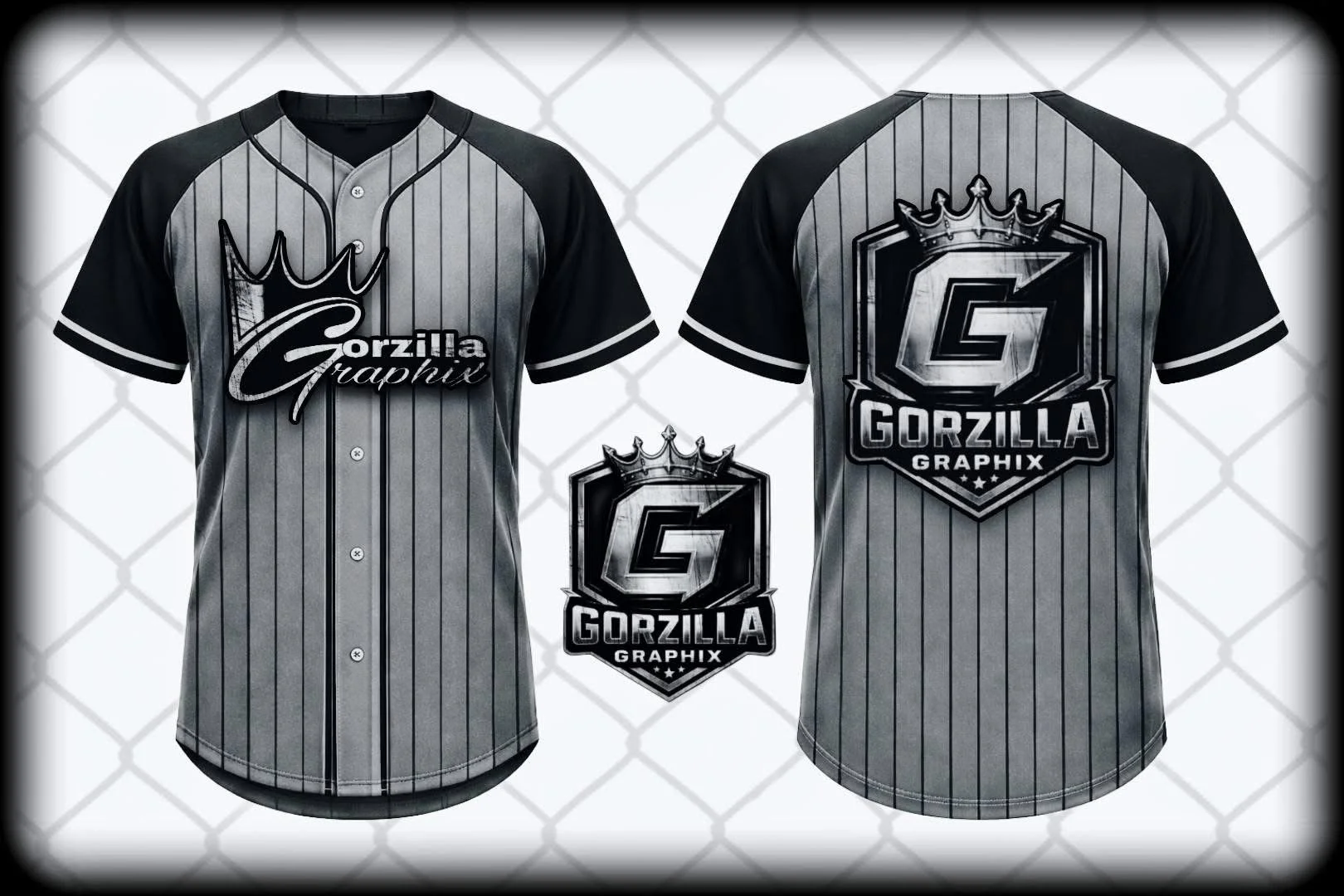 GG Baseball Button Up