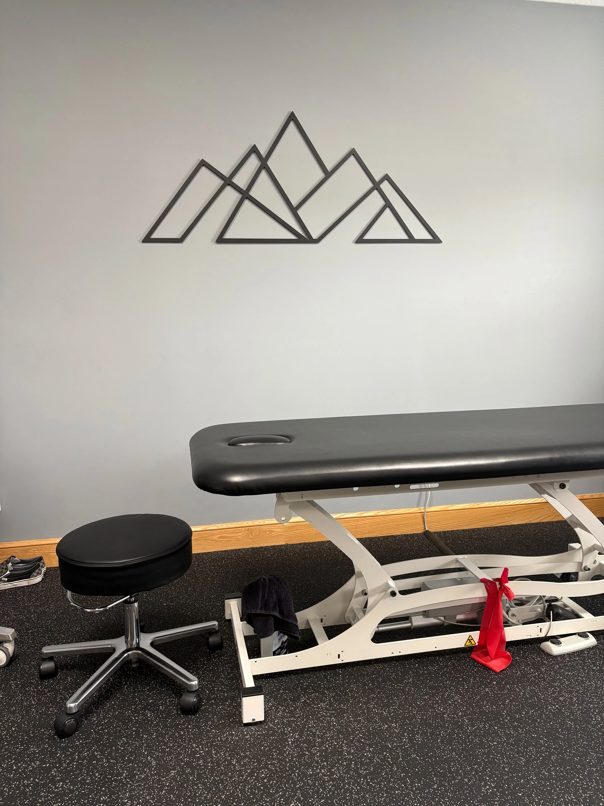 Inside the clinic at Ron Harder Physiotherapy in Westminster, Colorado