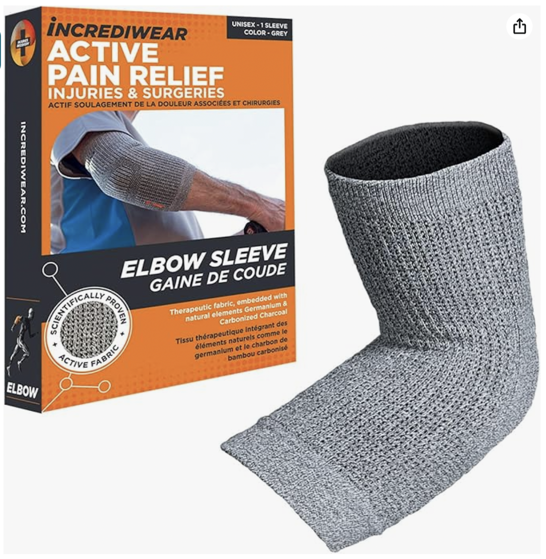 Incrediwear Elbow sleeve image.png