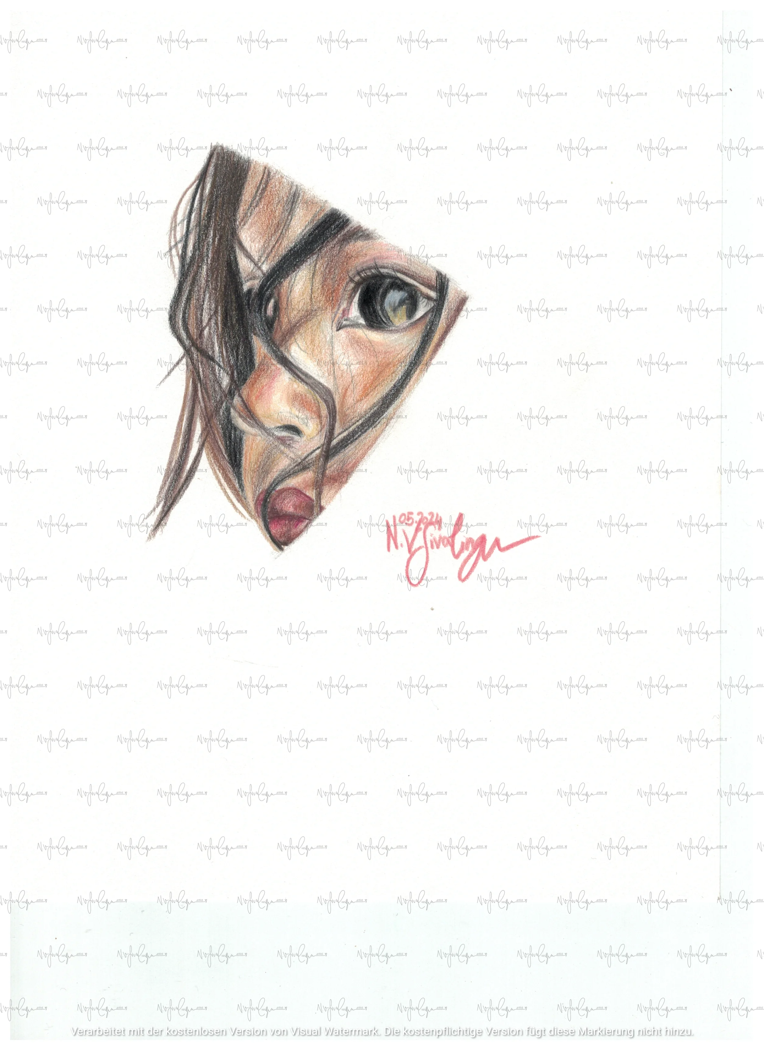 child eyes (Kunstdruck)