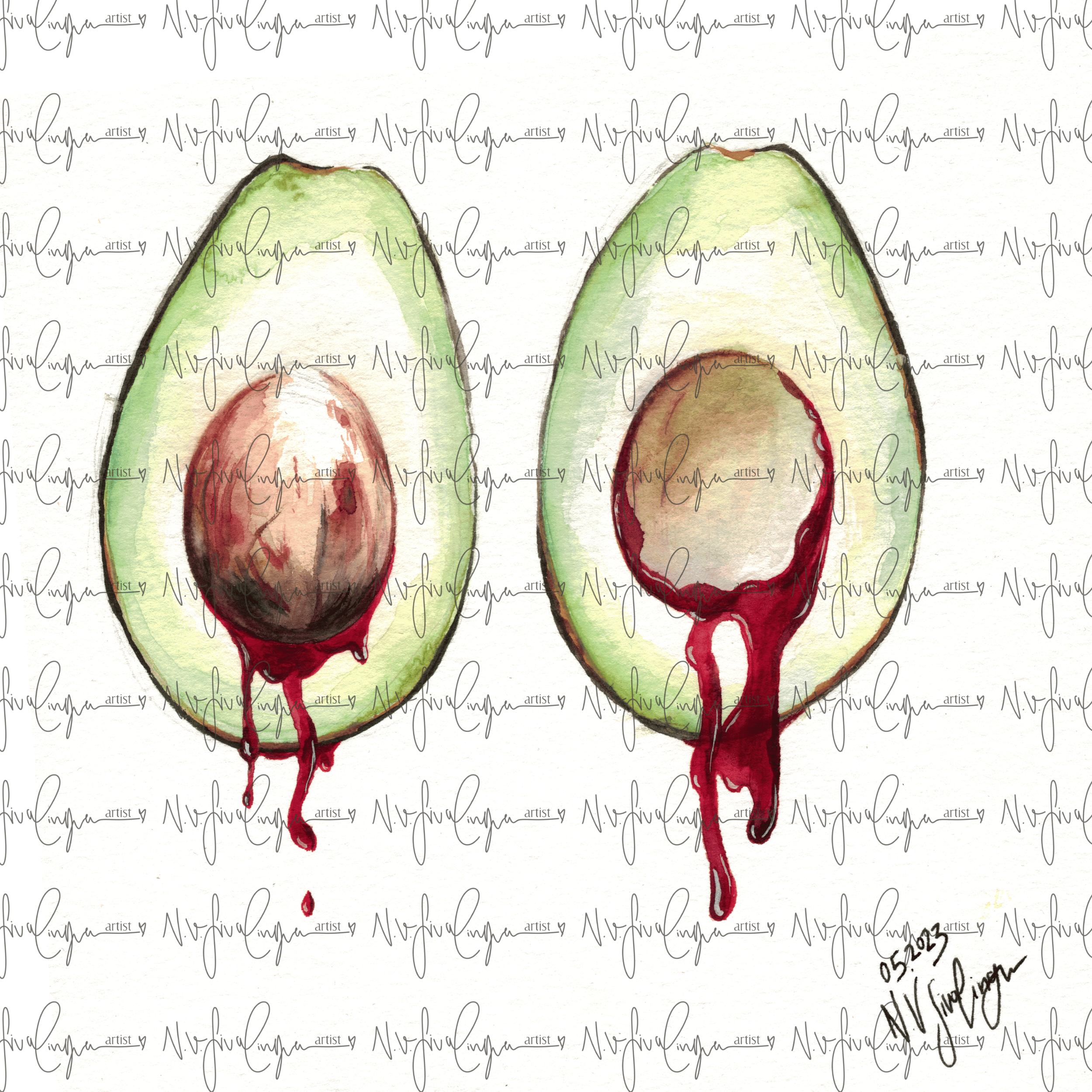 blood diamonds (kunstdruck)