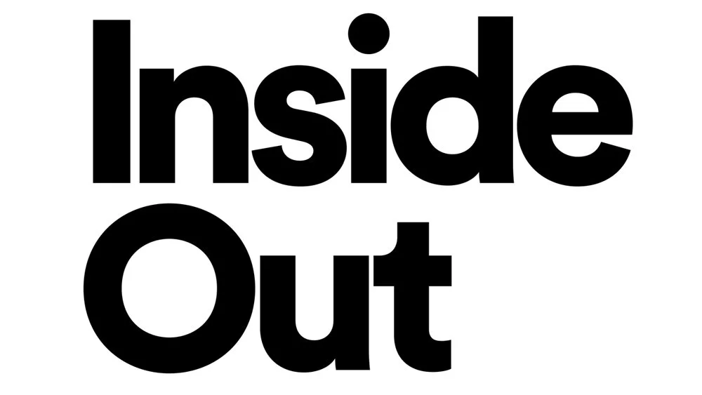 Bold black text reading 'Inside Out' on a white background.