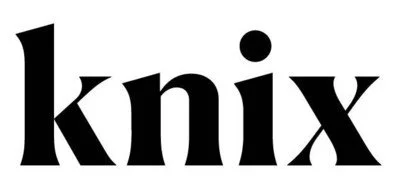 The word 'knix' in bold black letters.