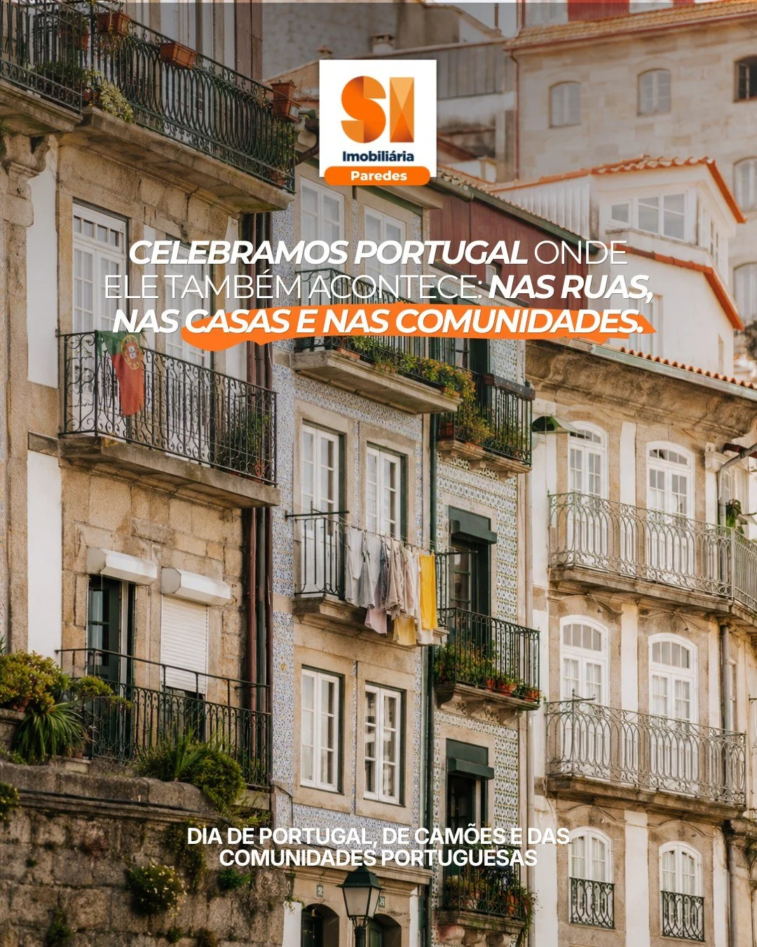Neste Dia de Portugal, celebramos aquilo que tamb&eacute;m d&aacute; valor ao imobili&aacute;rio: o territ&oacute;rio, a comunidade e as pessoas.

Cada casa tem uma localiza&ccedil;&atilde;o.
Cada localiza&ccedil;&atilde;o tem uma hist&oacute;ria.
E 