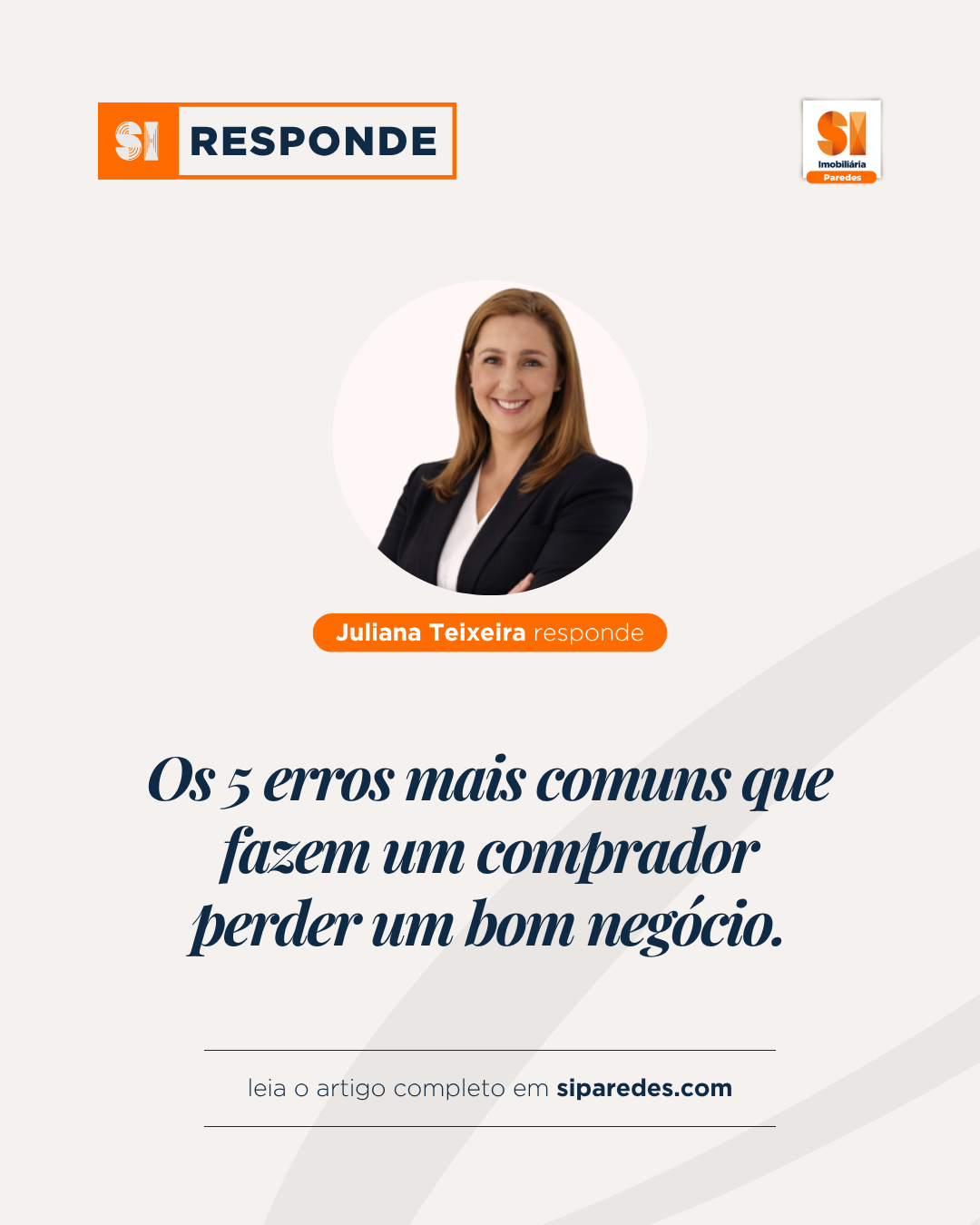 Os 5 erros mais comuns que fazem um comprador perder um bom negócio.