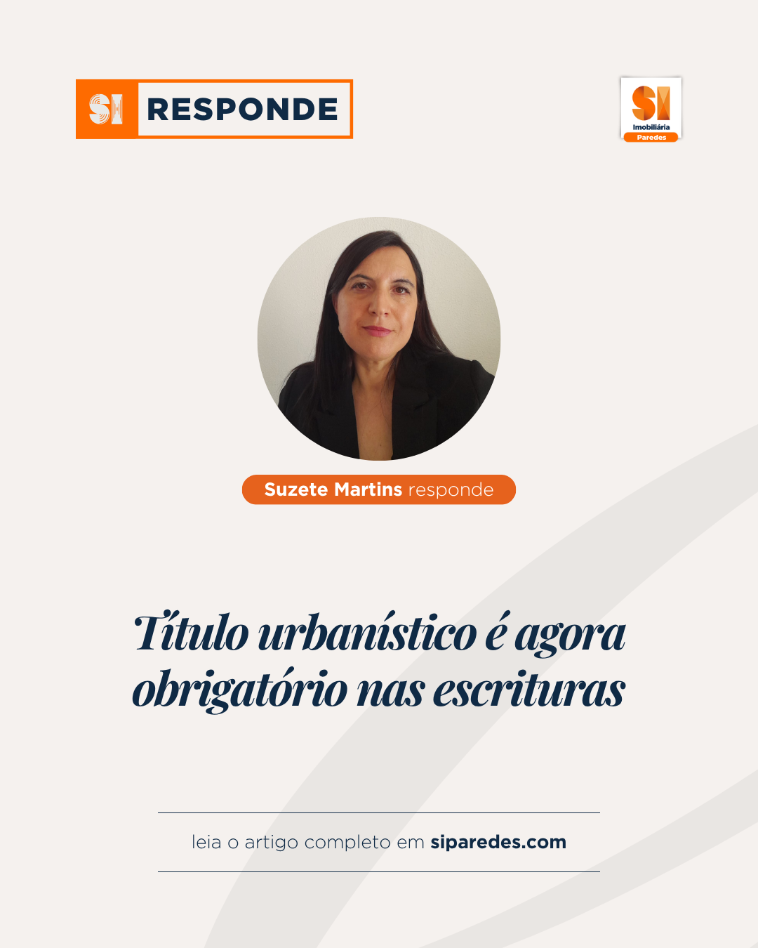 Nova lei: título urbanístico obrigatório nas escrituras!