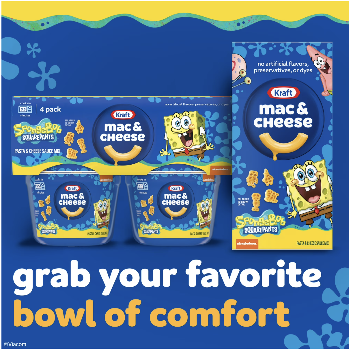 Kraft mac & cheese x Nickelodeon