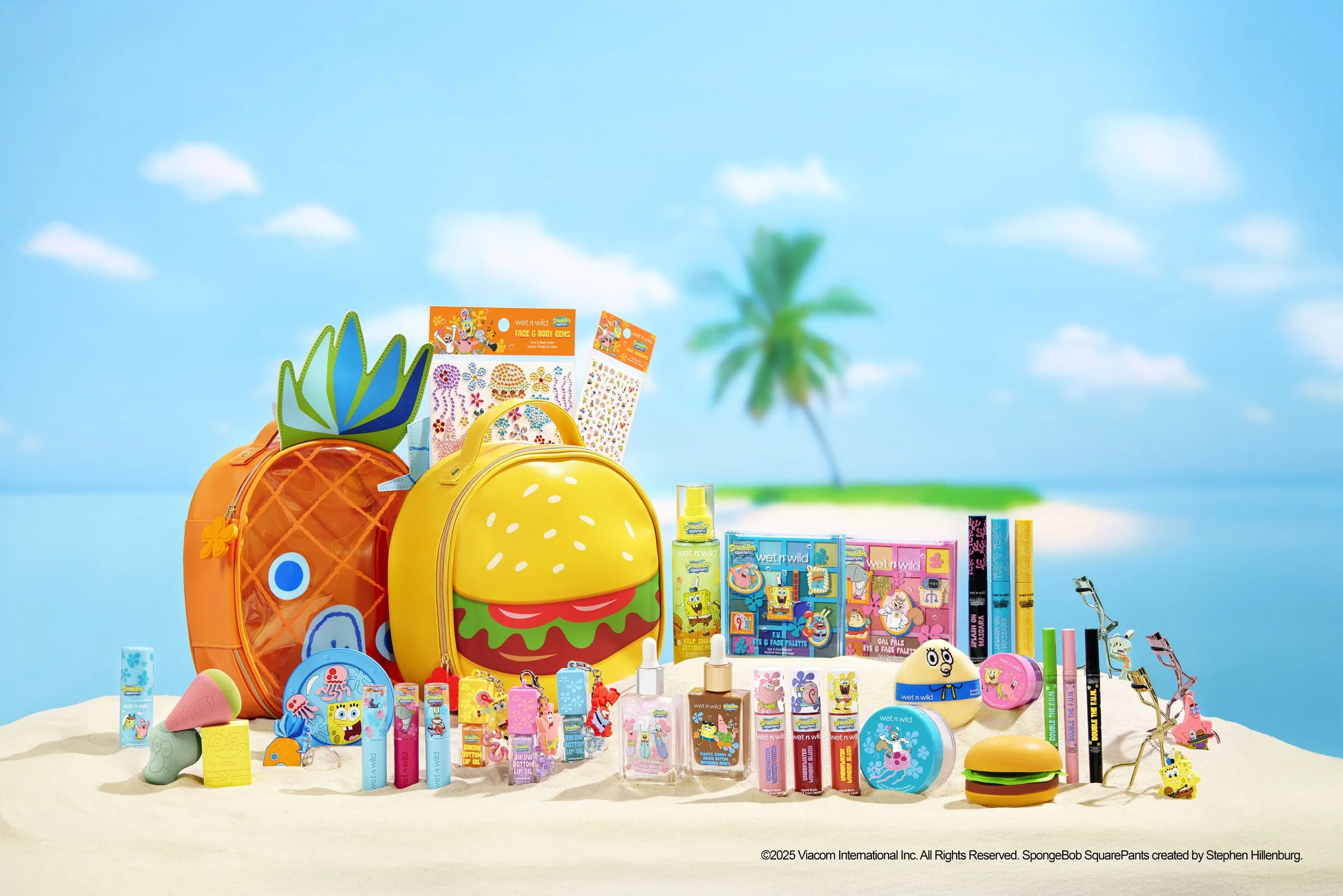 wet n wild x SpongeBob SquarePants Beauty Collection