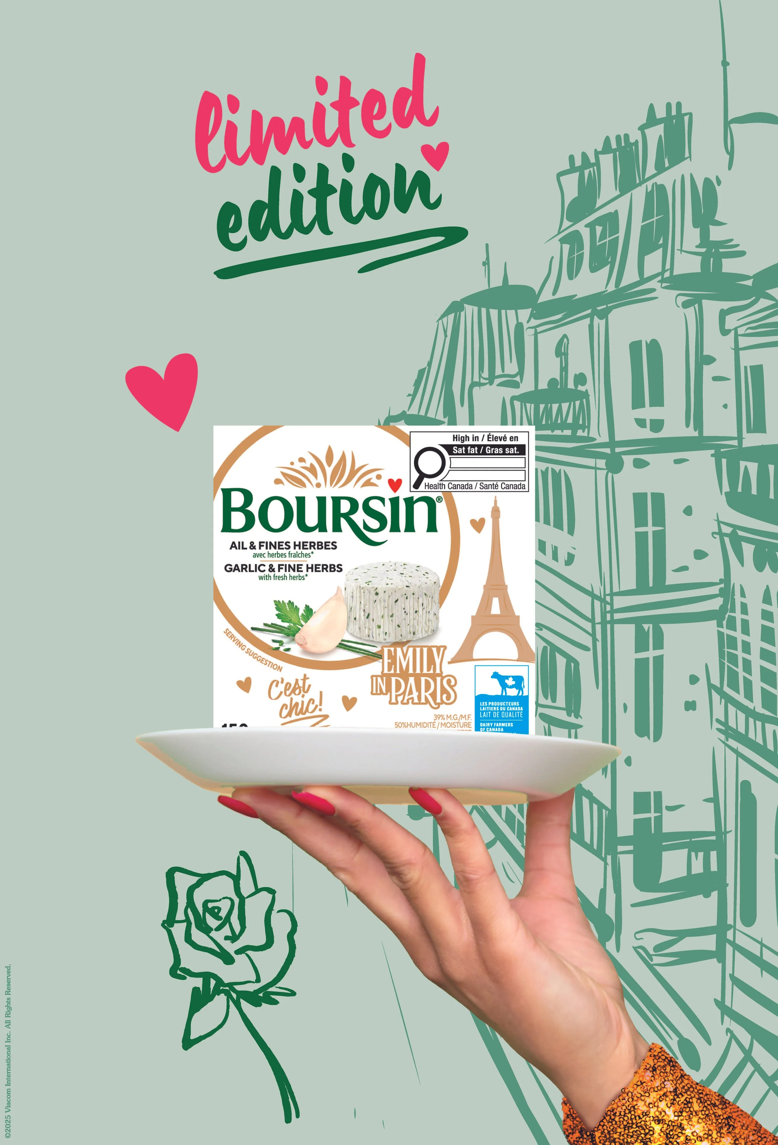 Boursin x Emily in Paris
