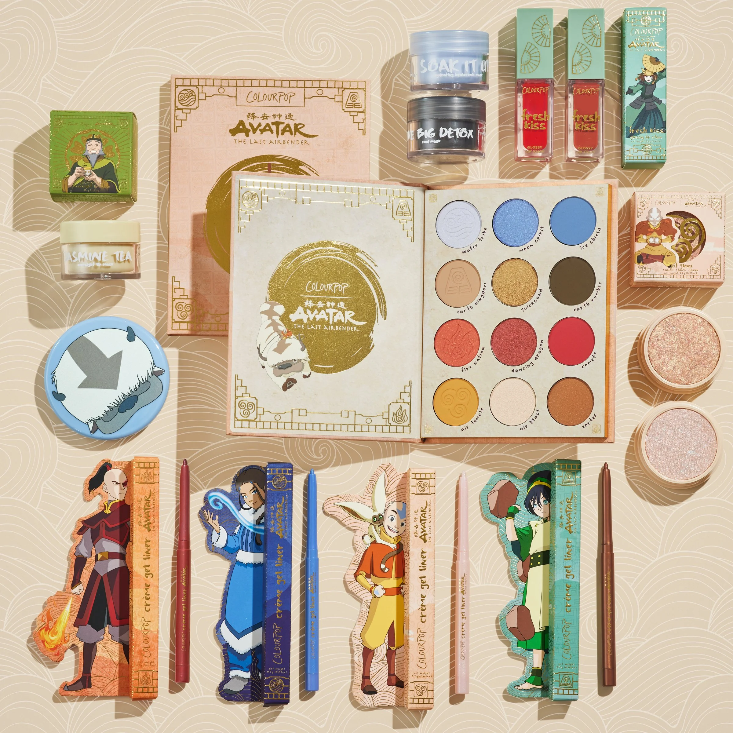 ColourPop Cosmetics x Avatar: The Last Airbender Cosmetics Collection