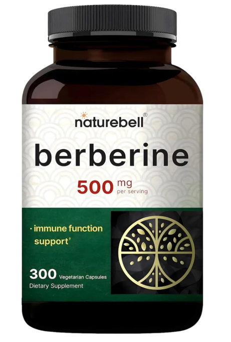 Nature Bell Berberine 500 mg 300 count